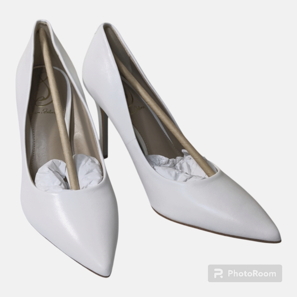 Sam Edelman Hazel Elegant Eggshell Color Heels Women's 6 *Wrong Box?* Exc. Cond!